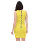 Yellow Japanese wave Dress