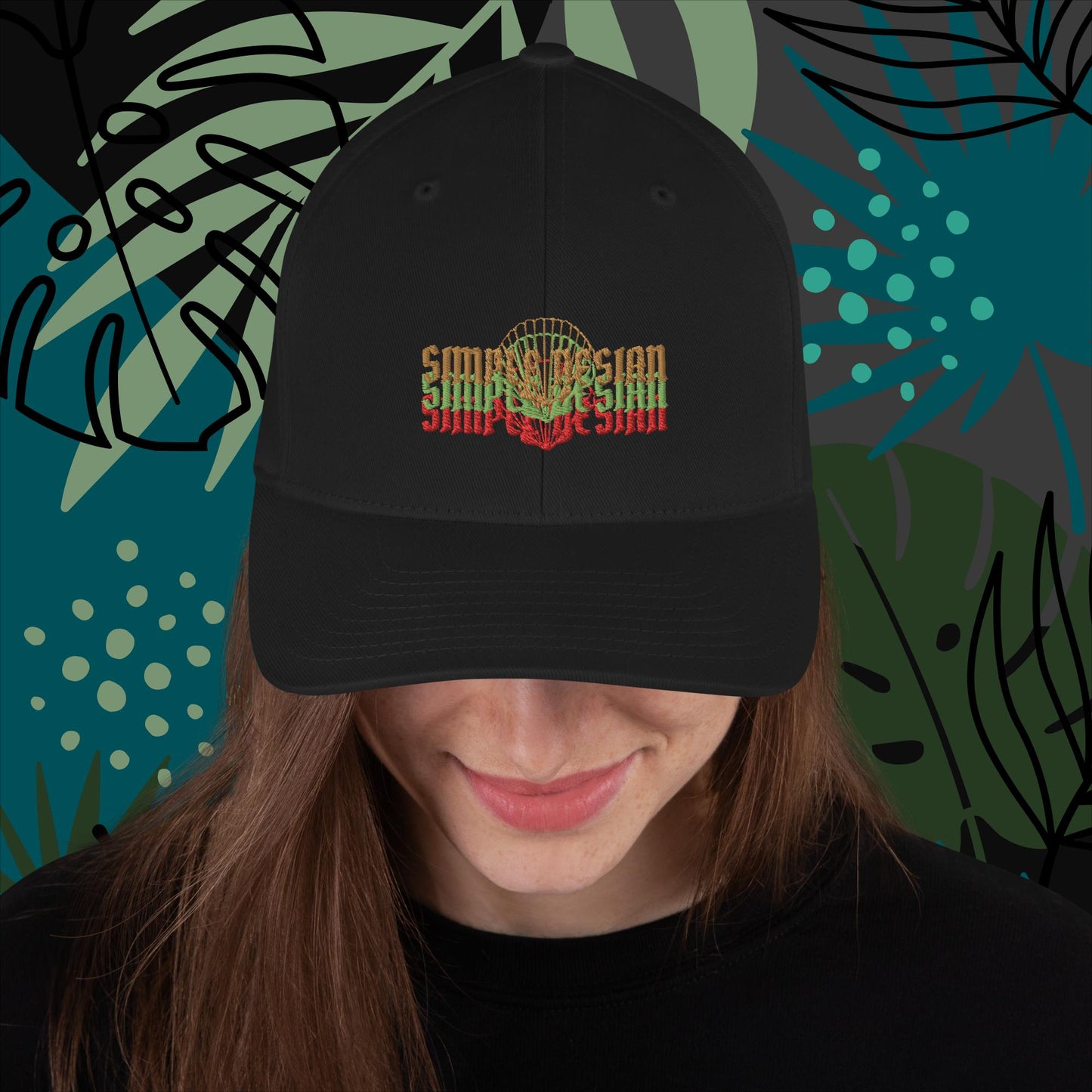 Simple Nesian Rasta Cap tri shell