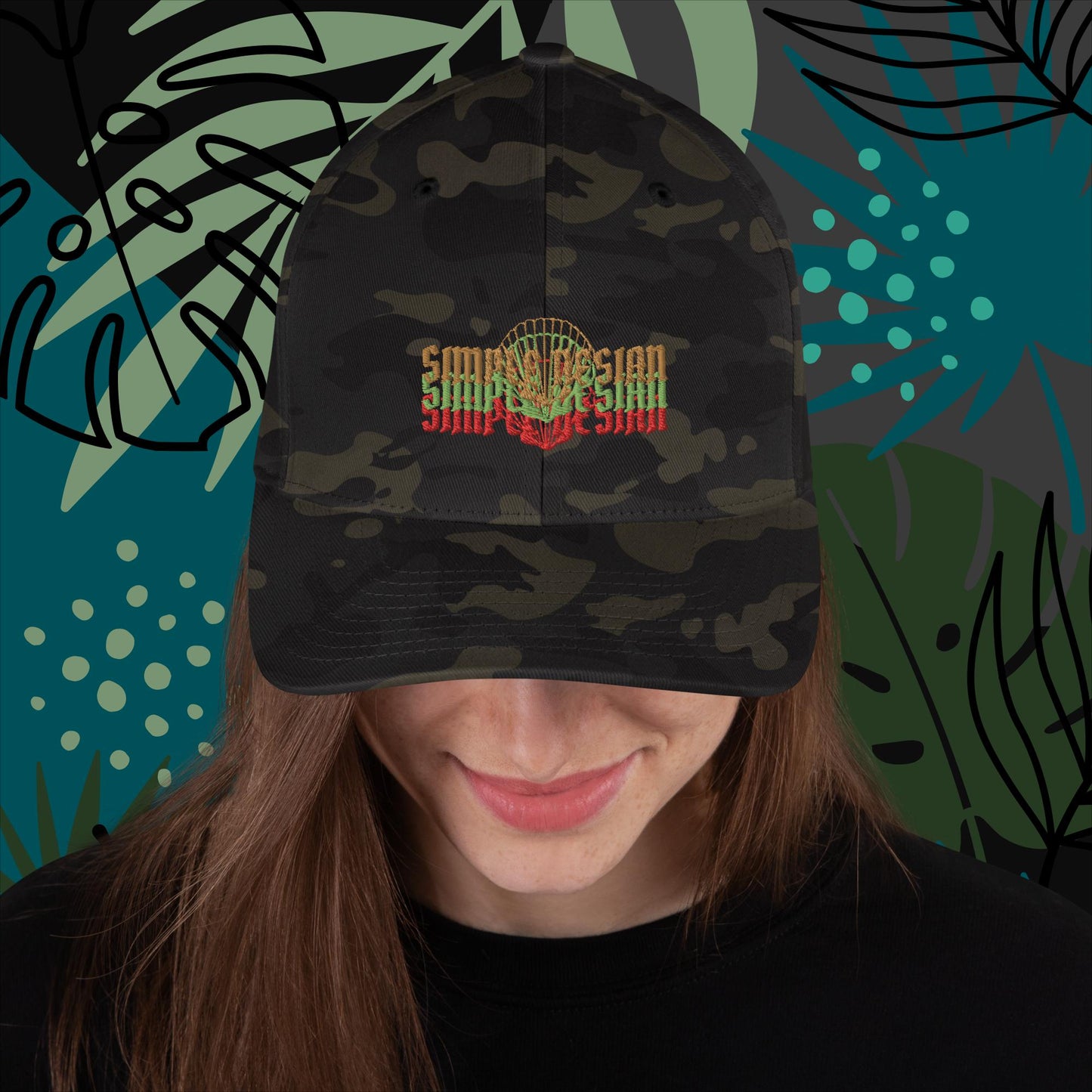 Simple Nesian Rasta Cap tri shell