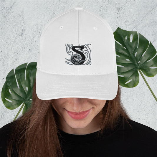 Silver Swirl Cap