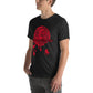 Unisex t-shirt drip red swirl